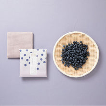 画像をギャラリービューアに読み込む, ブルーベリーで染めた花ふきん