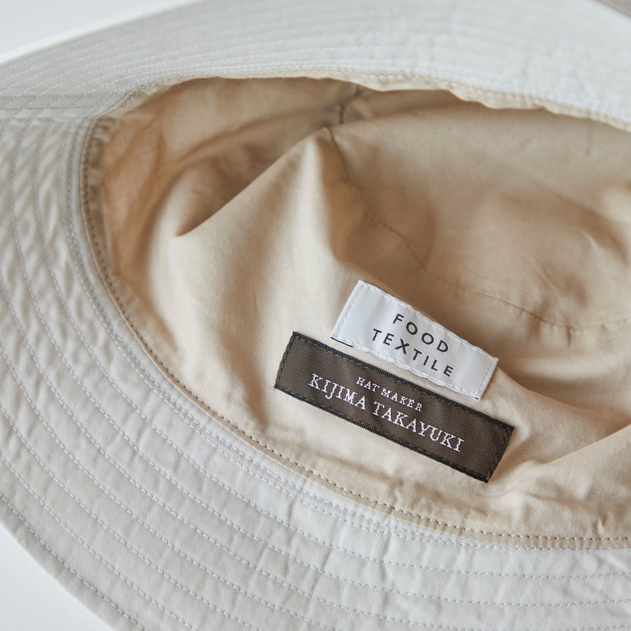 KIJIMA TAKAYUKI】FOOD TEXTILE BUCKET HAT-