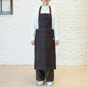 MULTI APRON　-  denim  -